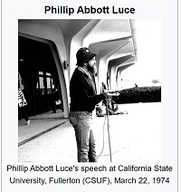 Phillip Abbott Luce's speech at CSUF, March 22, 1974