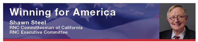 Blue banner with white text